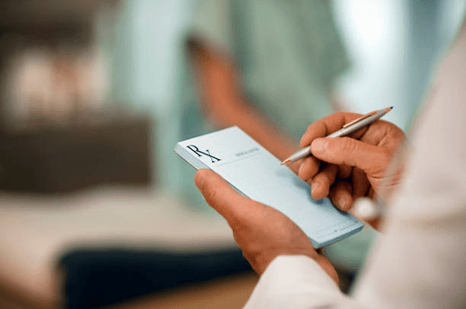 Licensed provider preparing a personalized prescription